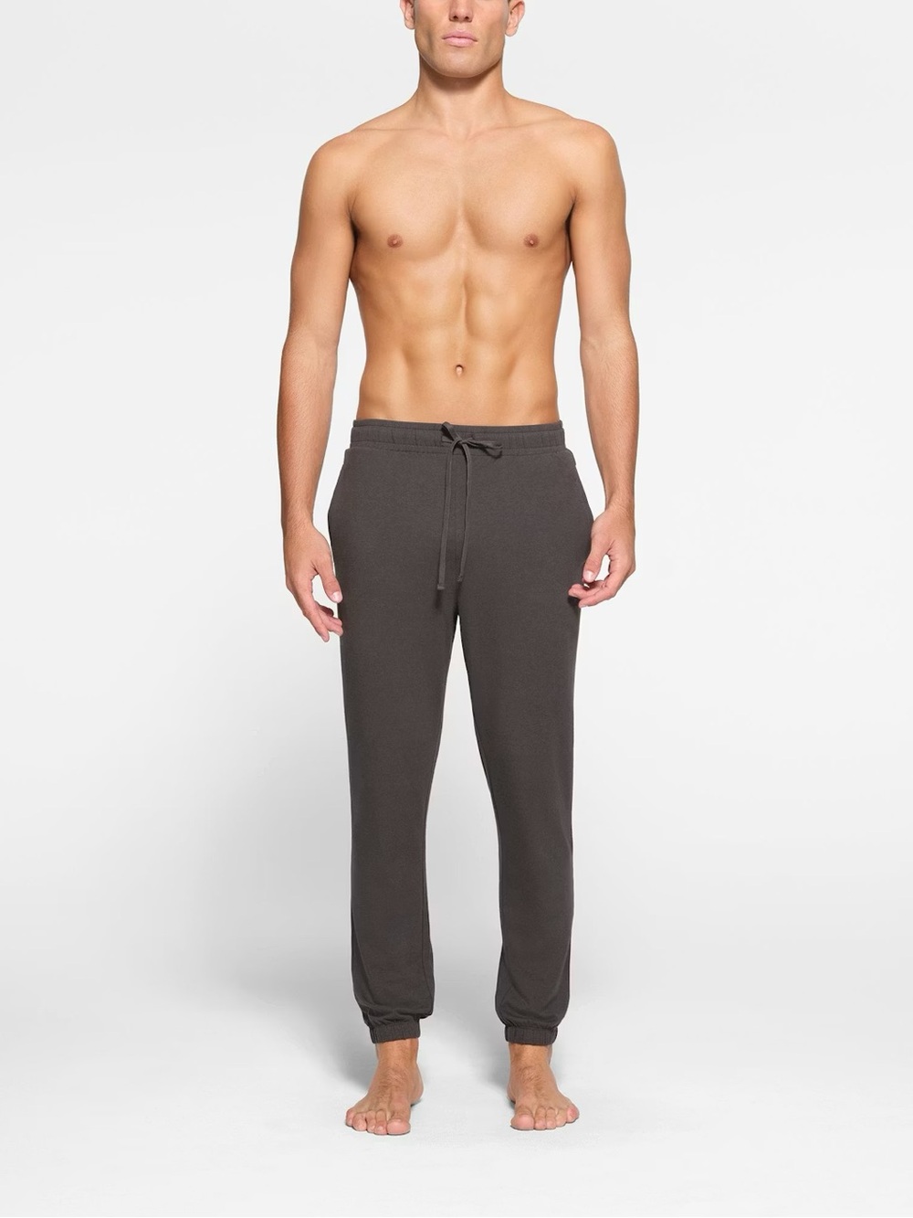Skims Men's Ash Drawstring Jogger Sweats